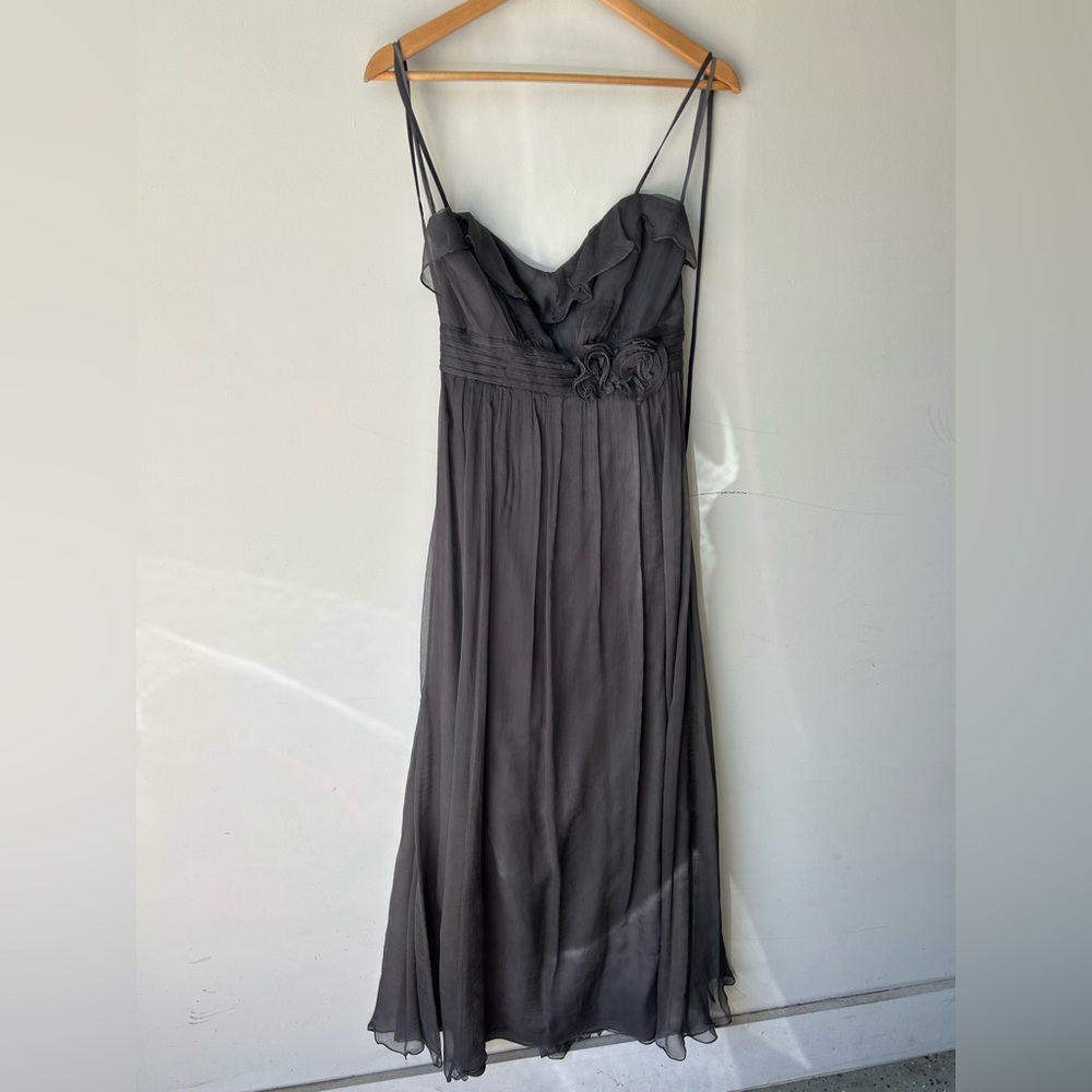 Women’s Dark Grey Amsale Dress